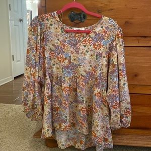 Floral Quarter Length